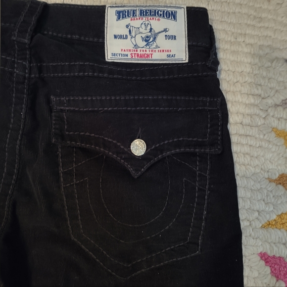 True Religion Straight w/Flap Corduroys - Picture 3 of 4